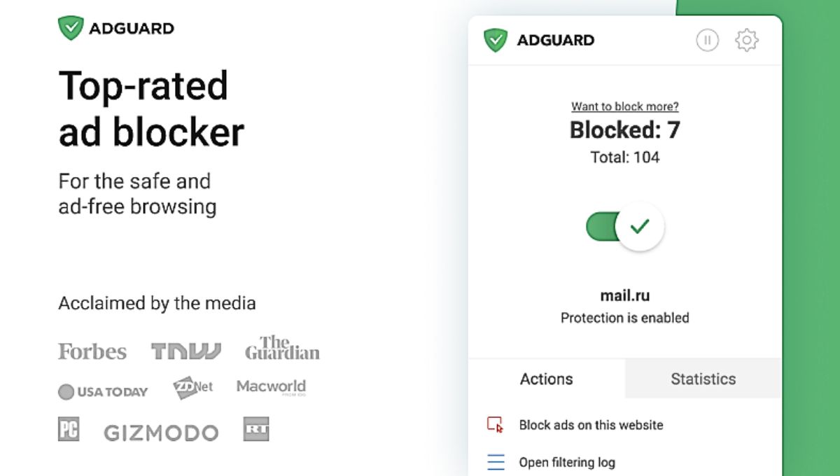 AdGuard AdBlocker extension for Chrome